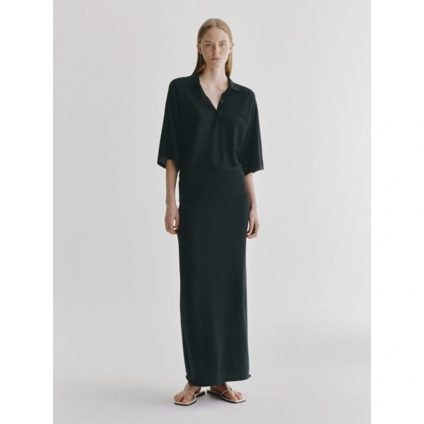 Lisa Yang Charlotta Skirt in Noir