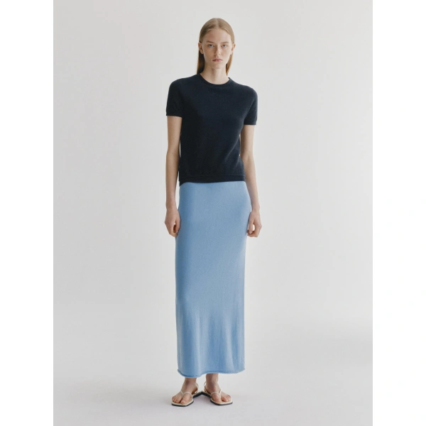 Lisa Yang Charlotta Skirt in Soft Sky
