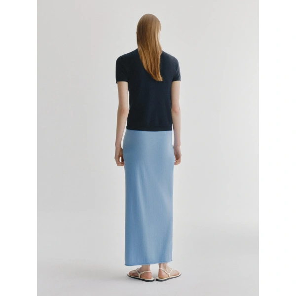 Lisa Yang Charlotta Skirt in Soft Sky