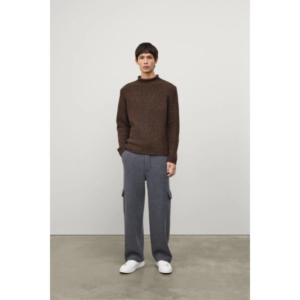 Lisa Yang Cian Sweater in Dark Cocoa
