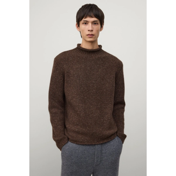 Lisa Yang Cian Sweater in Dark Cocoa