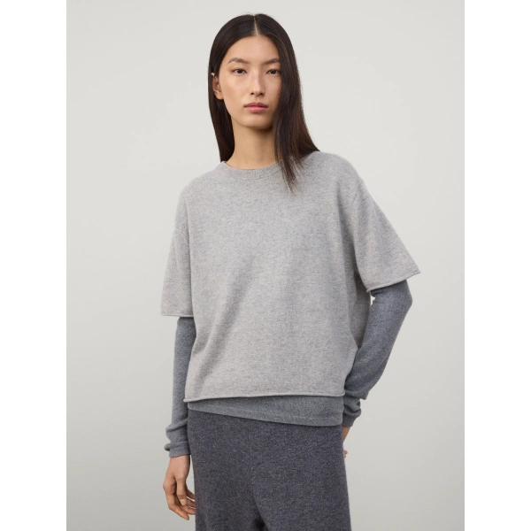 Lisa Yang Cila T-shirt in Dove Grey