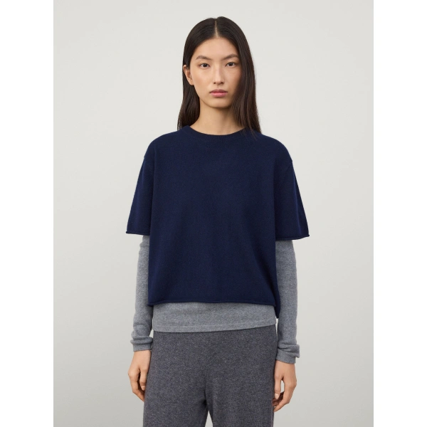 Lisa Yang Cila T-shirt in Navy