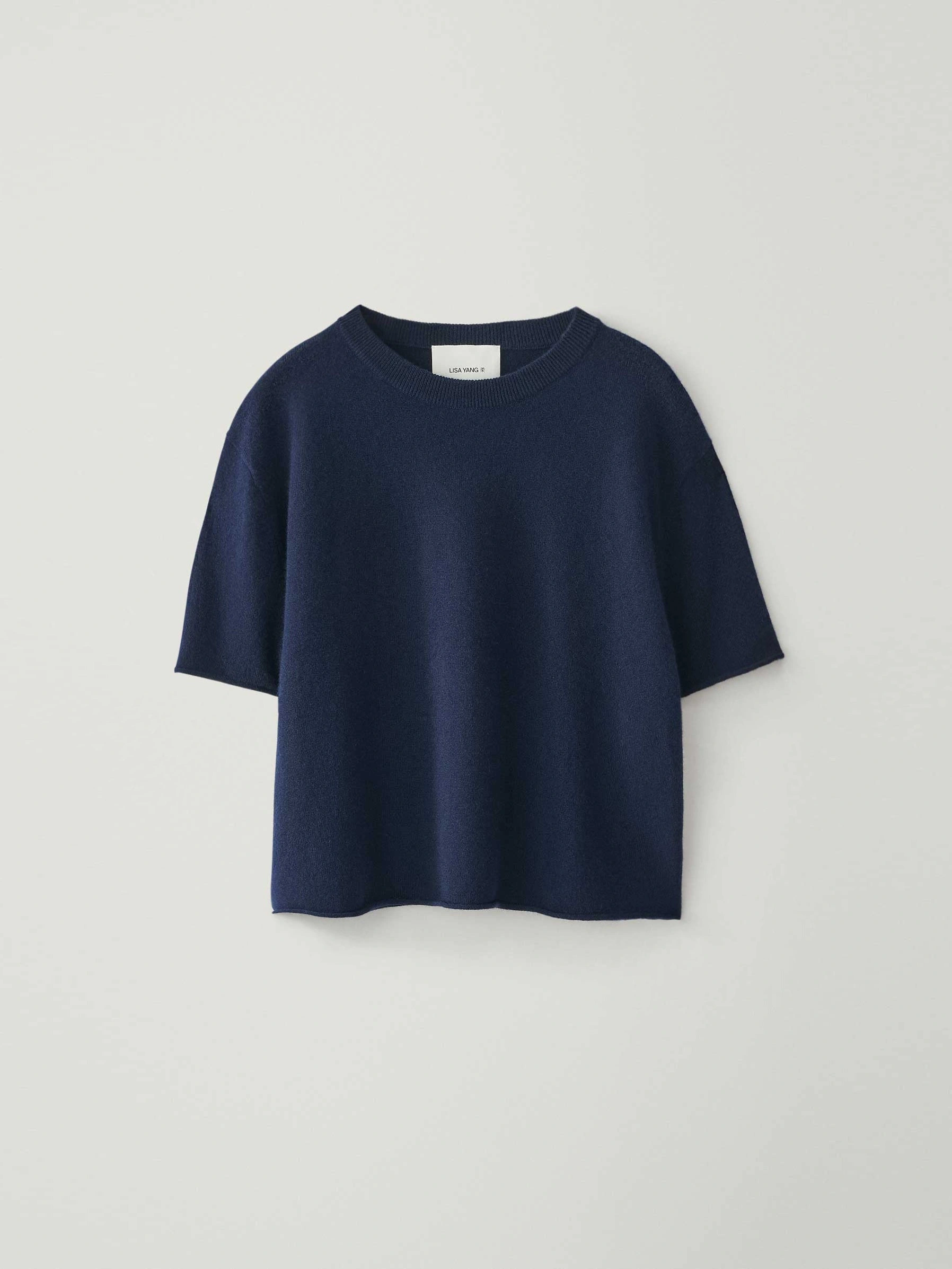 Lisa Yang Cila T-shirt in Navy Lisa Yang Cila T-shirt in Navy | T-Shirts | Coveti
