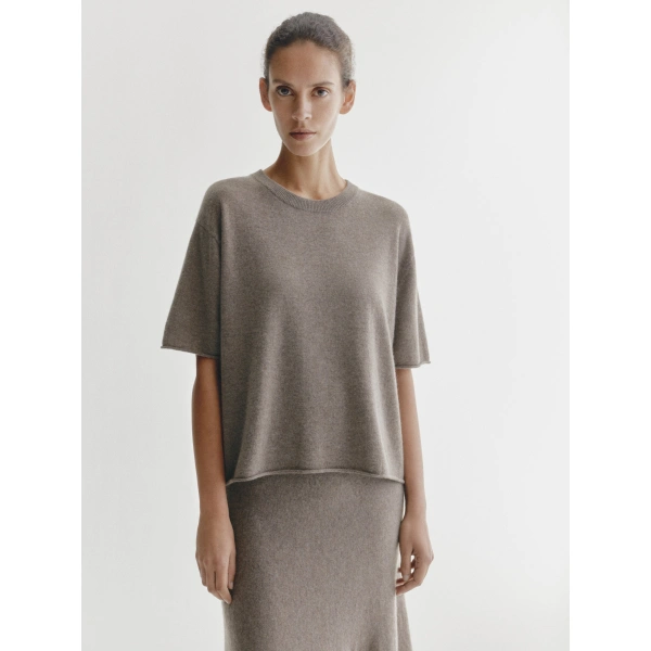 Lisa Yang Cila T-shirt in Truffle