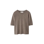 Lisa Yang Cila T-shirt in Truffle | T-Shirts | Coveti