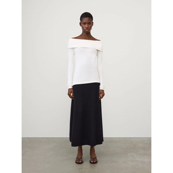 Lisa Yang Claudina Top in Salt