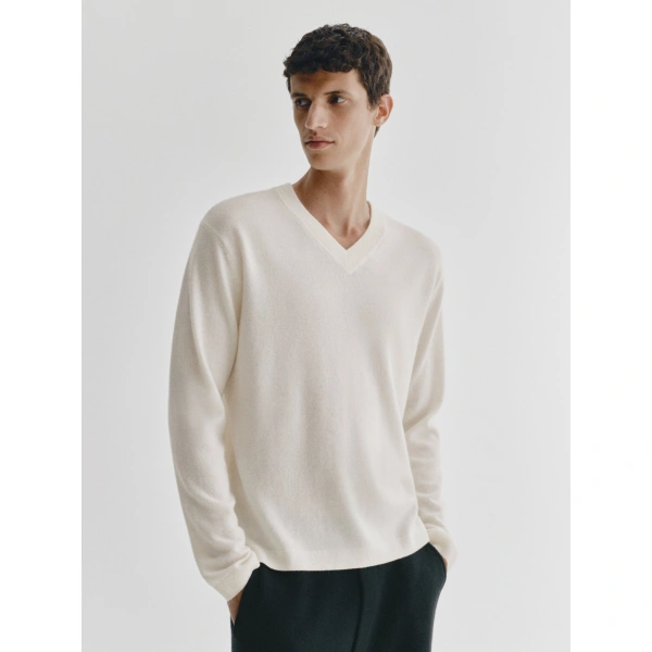 Lisa Yang Clayton Sweater in Cream