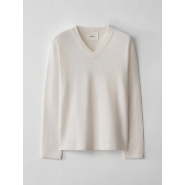 Lisa Yang Clayton Sweater in Cream | Knitwear | Coveti