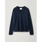 Lisa Yang Clayton Sweater in Navy | Knitwear | Coveti