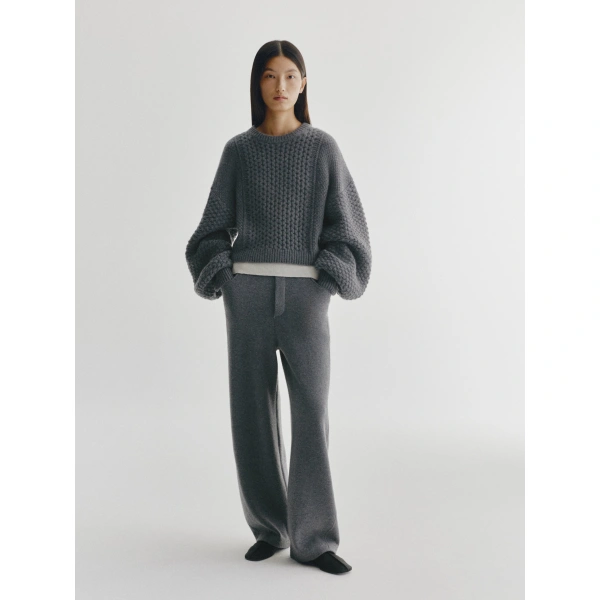 Lisa Yang Clothilde Sweater in Graphite