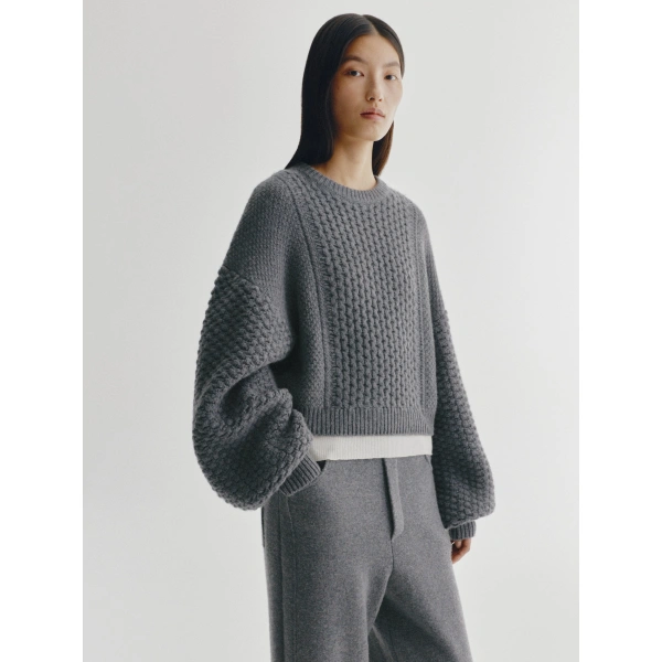 Lisa Yang Clothilde Sweater in Graphite
