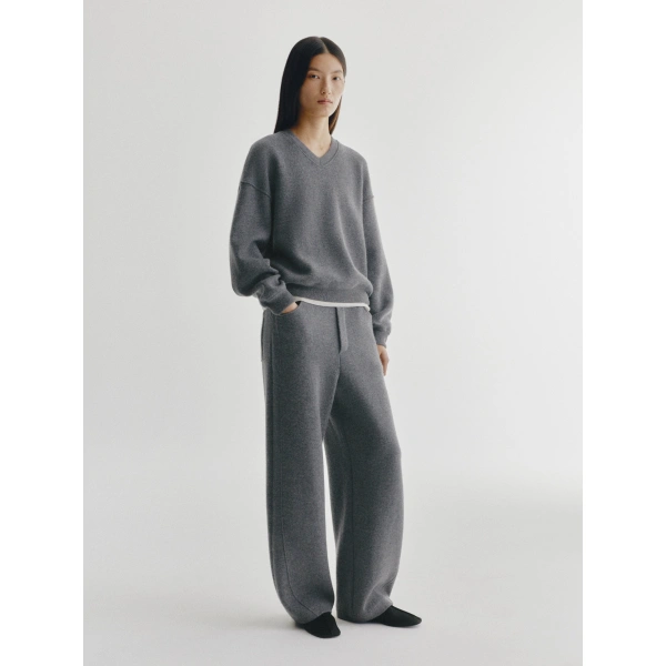Lisa Yang Cyrilla Sweater in Graphite