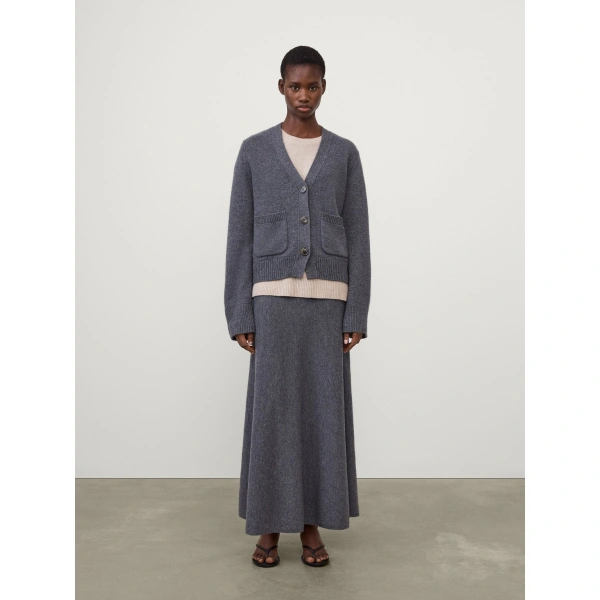 Lisa Yang Danni Cardigan in Graphite