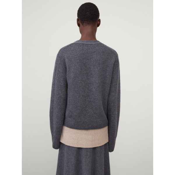 Lisa Yang Danni Cardigan in Graphite