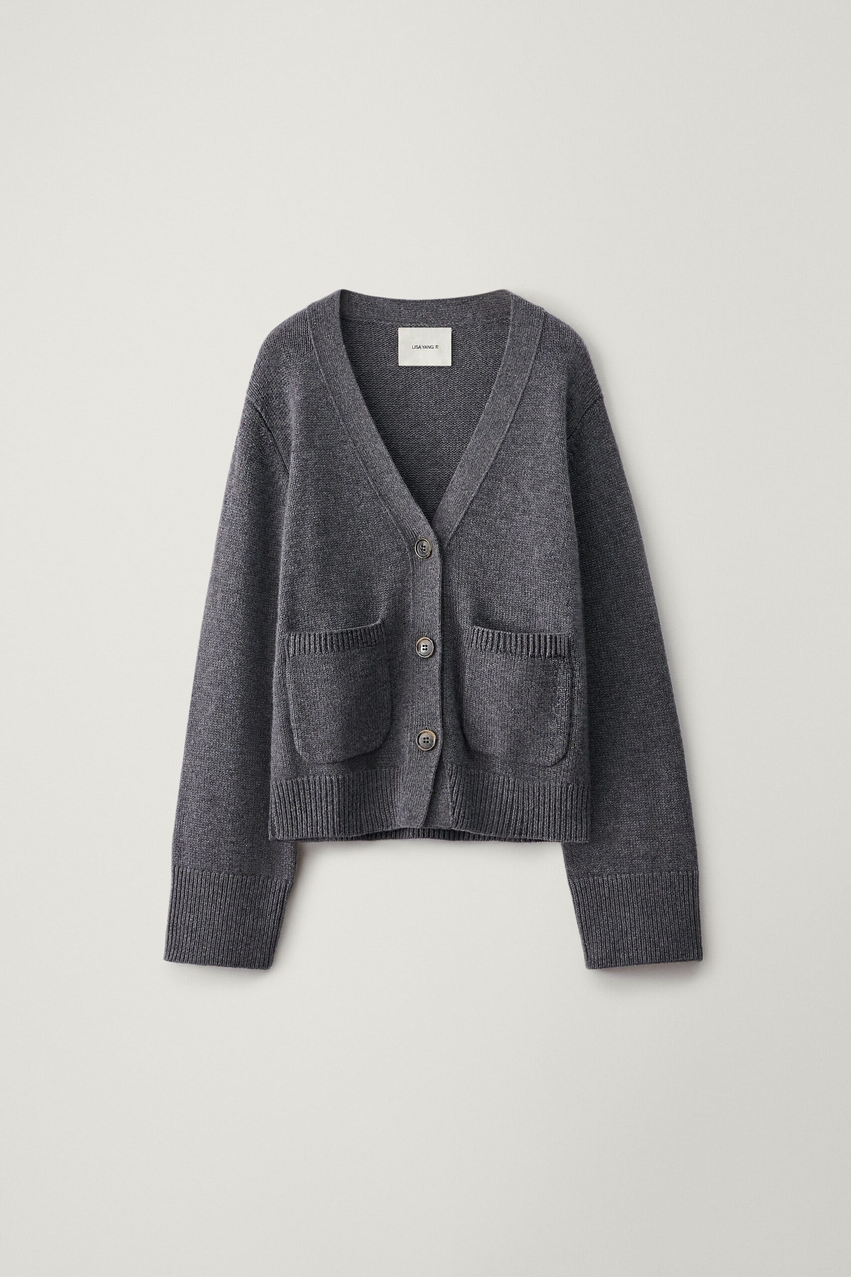Lisa Yang Danni Cardigan in Graphite Lisa Yang Danni Cardigan in Graphite | Cardigans | Coveti