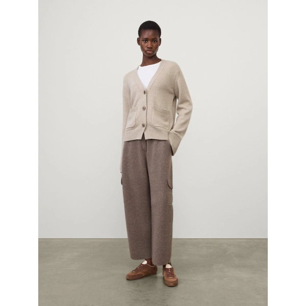 Lisa Yang Danni Cardigan in Sand