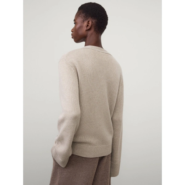 Lisa Yang Danni Cardigan in Sand