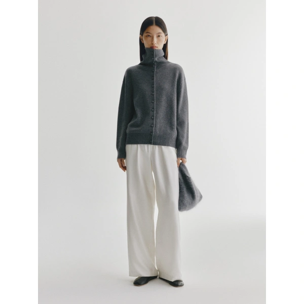 Lisa Yang Denie Cardigan in Graphite