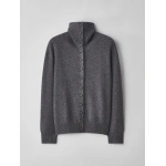 Lisa Yang Denie Cardigan in Graphite | Cardigans | Coveti