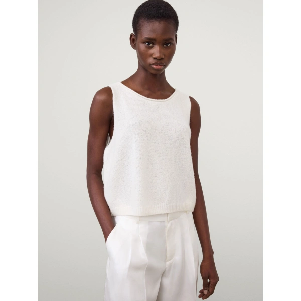 Lisa Yang Devine Vest in Cream