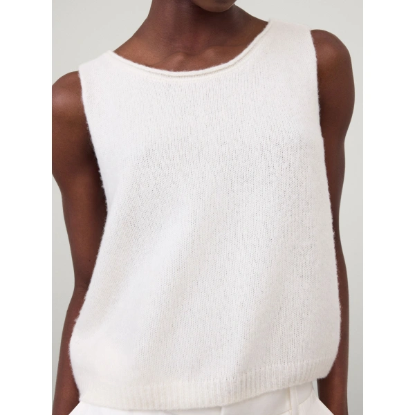 Lisa Yang Devine Vest in Cream
