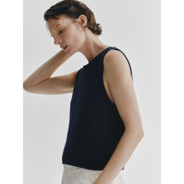 Lisa Yang Devine Vest in Navy