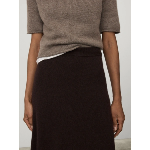 Lisa Yang Dolly Skirt in Dark Oak