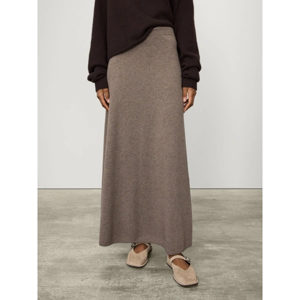Lisa Yang Dolly Skirt in Truffle