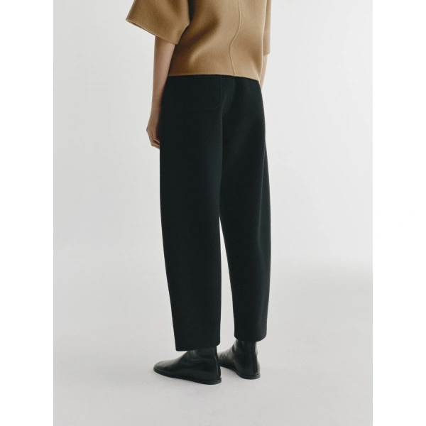 Lisa Yang Doublé Barrel Trousers in Black