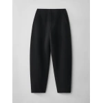 Lisa Yang Doublé Barrel Trousers in Black | Pants | Coveti