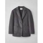 Lisa Yang Doublé Blazer in Mid Grey | Blazers | Coveti