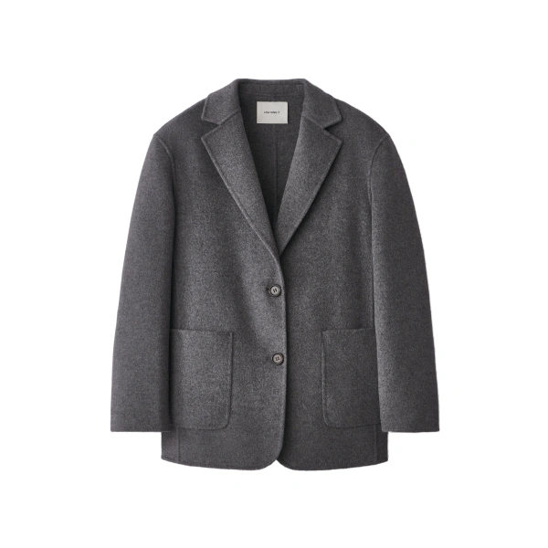 Doublé Blazer in Mid Grey