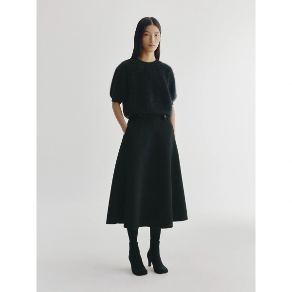 Lisa Yang Doublé Skirt in Black