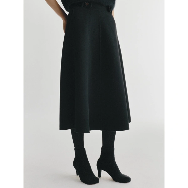 Lisa Yang Doublé Skirt in Black