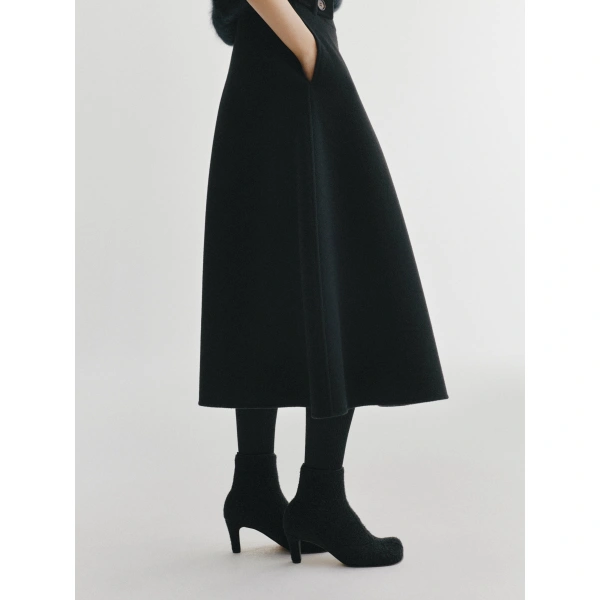 Lisa Yang Doublé Skirt in Black