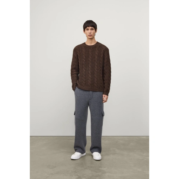 Lisa Yang Ellis Sweater in Dark Cocoa