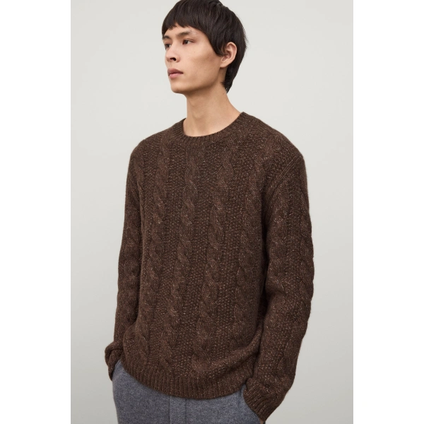 Lisa Yang Ellis Sweater in Dark Cocoa