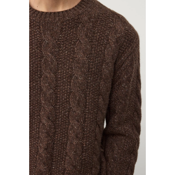 Lisa Yang Ellis Sweater in Dark Cocoa