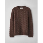 Lisa Yang Ellis Sweater in Dark Cocoa | Knitwear | Coveti