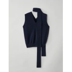 Lisa Yang Ellisyn Top in Navy | Sleeveless & Tank Tops | Coveti