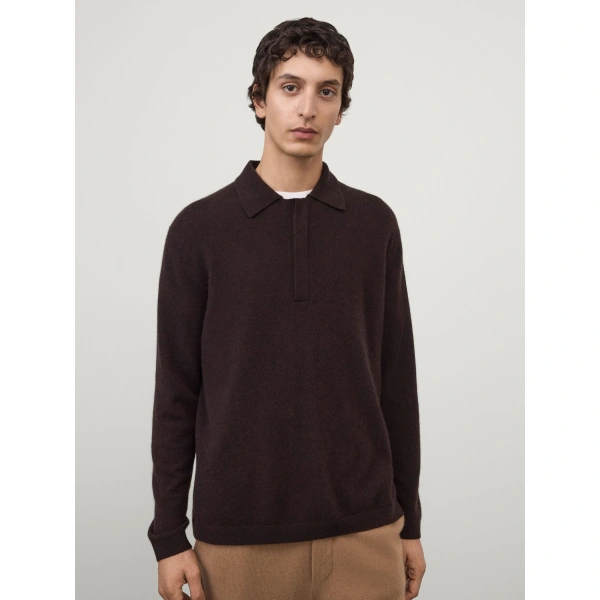 Lisa Yang Emil Sweater in Dark Oak