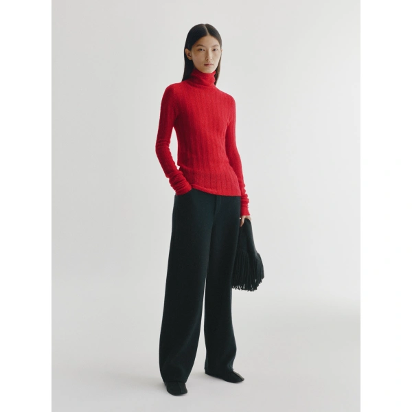 Lisa Yang Emiliana Sweater in Berry
