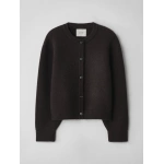 Lisa Yang Emmylou Cardigan Jacket in Dark Oak | Cardigans | Coveti
