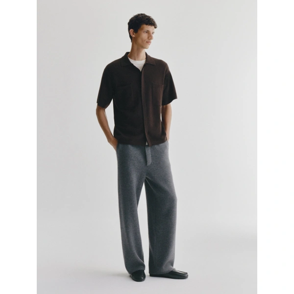 Lisa Yang Ethan Shirt in Dark Oak