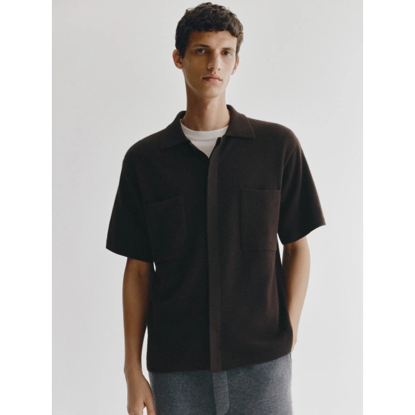 Lisa Yang Ethan Shirt in Dark Oak
