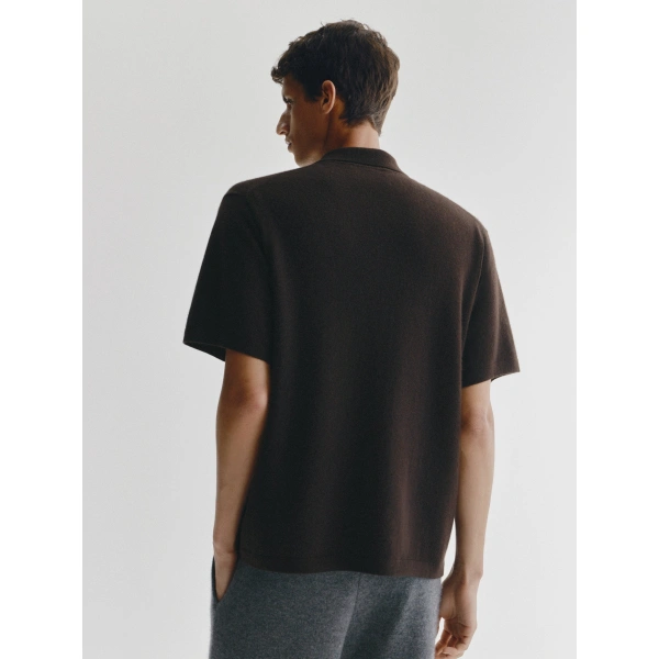 Lisa Yang Ethan Shirt in Dark Oak