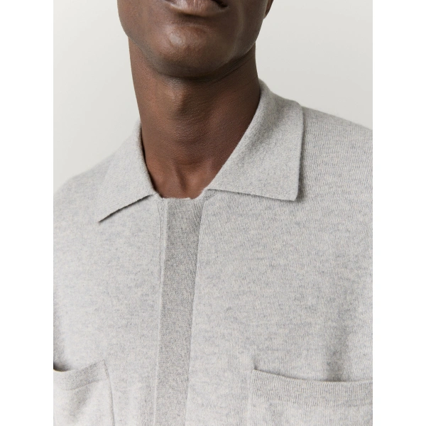 Lisa Yang Ethan Shirt in Dove Grey