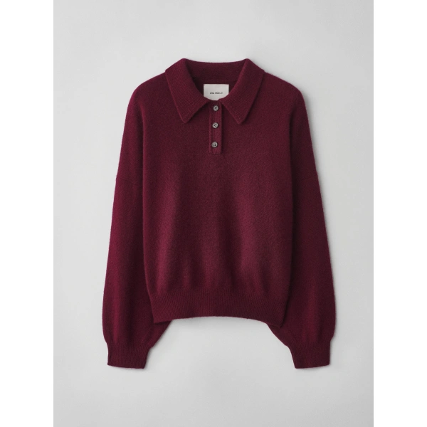 Etta Sweater in Deep Plum