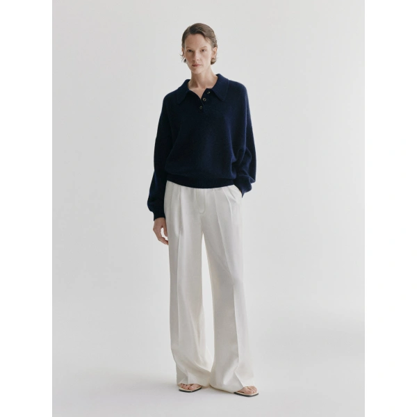 Lisa Yang Etta Sweater in Navy